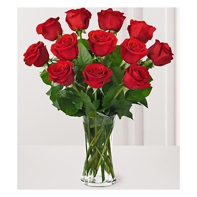  Premium Red Rose Bouquet with Vase