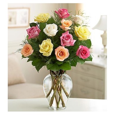 Long Stem Assorted Roese