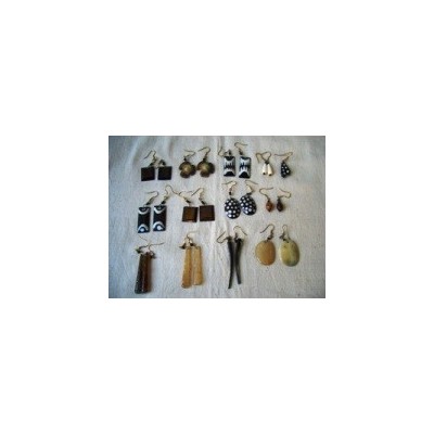 Assorted African ear rings
