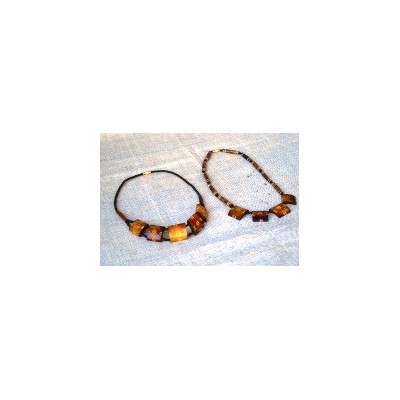 Flat Bone Necklaces from Uganda