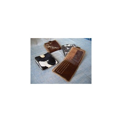 Goat skin leather wallets from Uganda