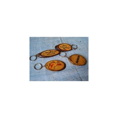African Wooden key holders from Uganda