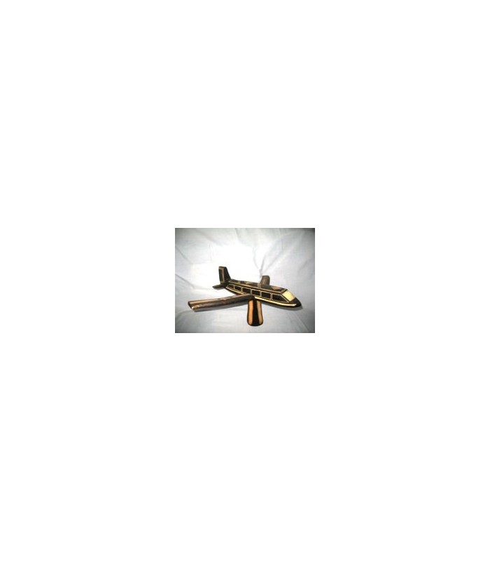 African Wooden Toy Plane from Uganda