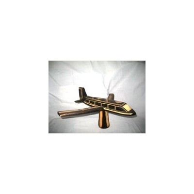 African Wooden Toy Plane from Uganda