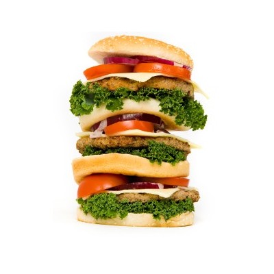 Triple Chicken Burger