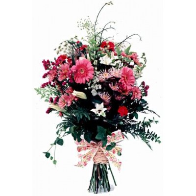 Mixed Pinks Country Bunch Long Stemmed Cut Flowers