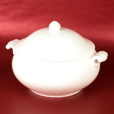 White Big serving dish