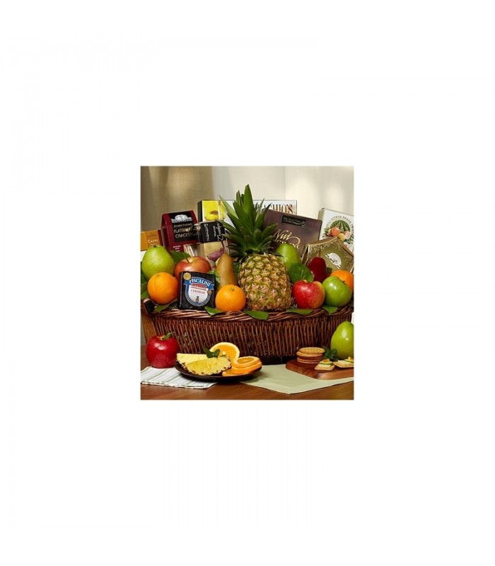 Fruit & Cheese Gift Basket