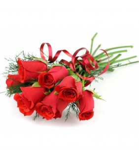 Bouquet of Long Stem Red Roses