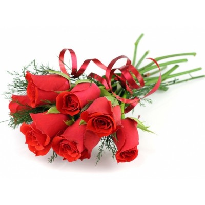 Bouquet of Long Stem Red Roses