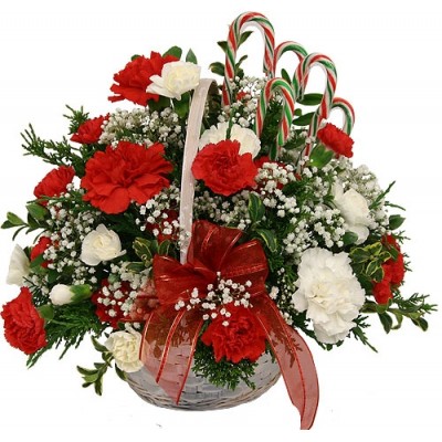 Christmas flower basket Uganda