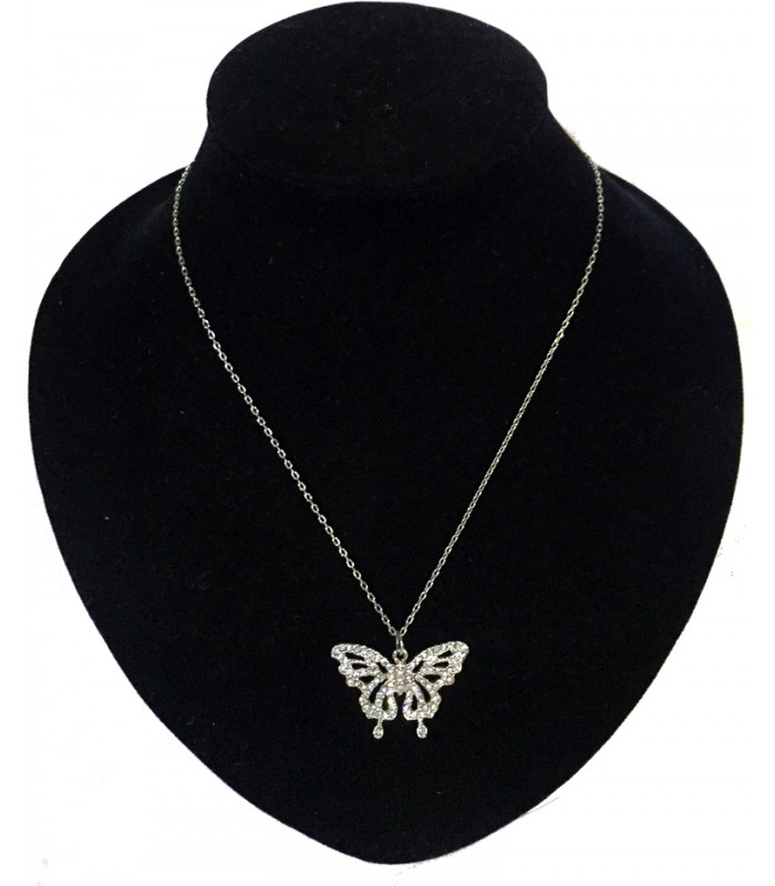 Butterfly Sliver  Necklace