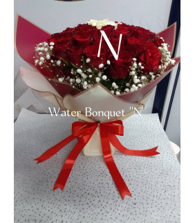 Red Roses Water Bouquet