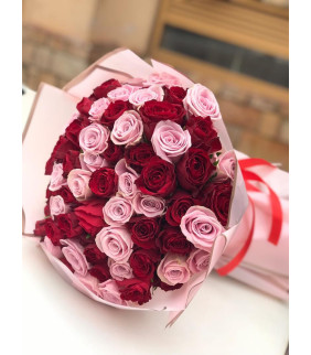 Red and Pink Mega Bouquet