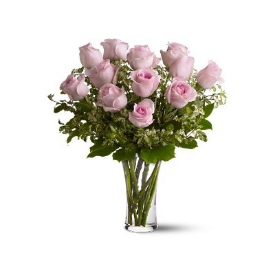 A Dozen Pink Roses